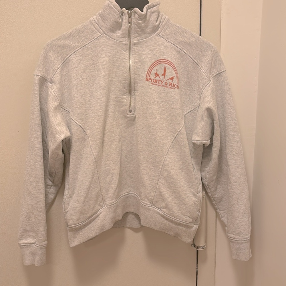 Sporty & Rich Quarter Zip Sweatshirt